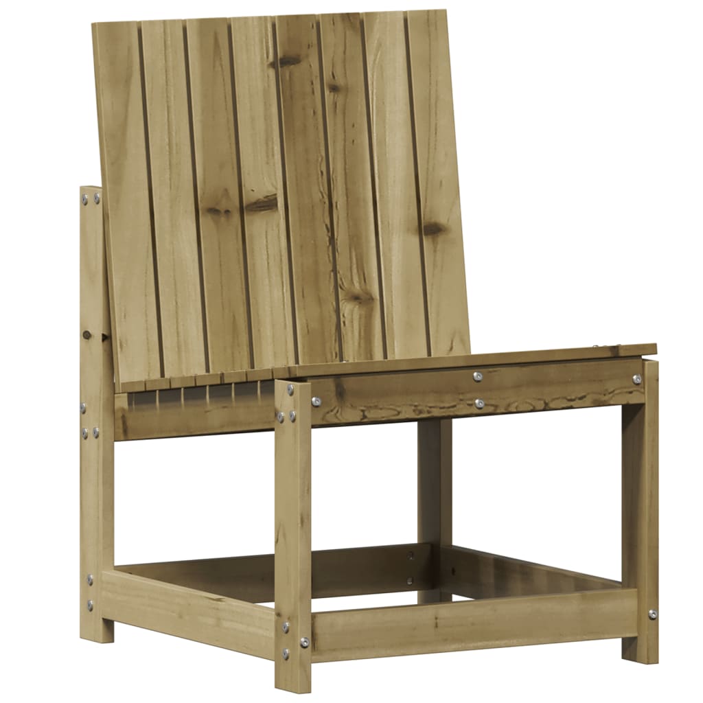 Set Salotto da Giardino 3 pz in Legno Impregnato di Pino