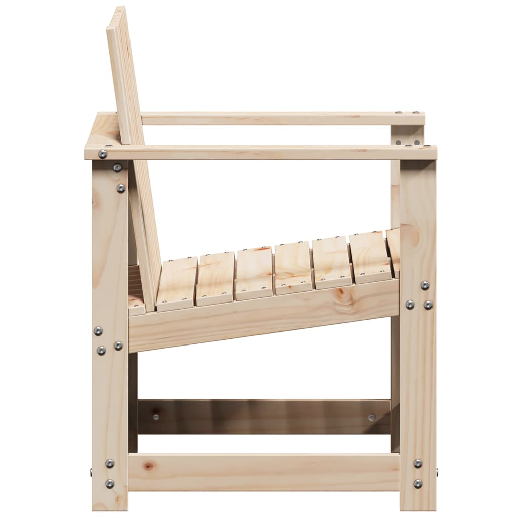 Set Salotto da Giardino 3 pz in Legno Massello di Pino - homemem39