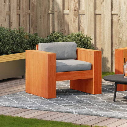Divano da Giardino Marrone Cera 79x60x62 cm Legno Massello Pino | homemem39
