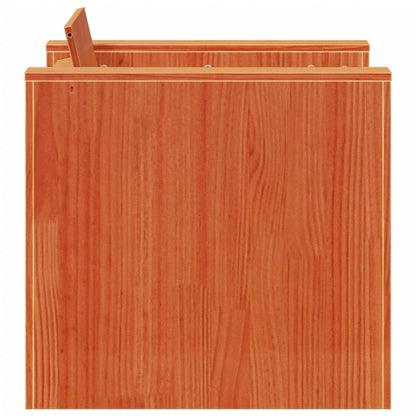 Divano da Giardino Marrone Cera 79x60x62 cm Legno Massello Pino | homemem39