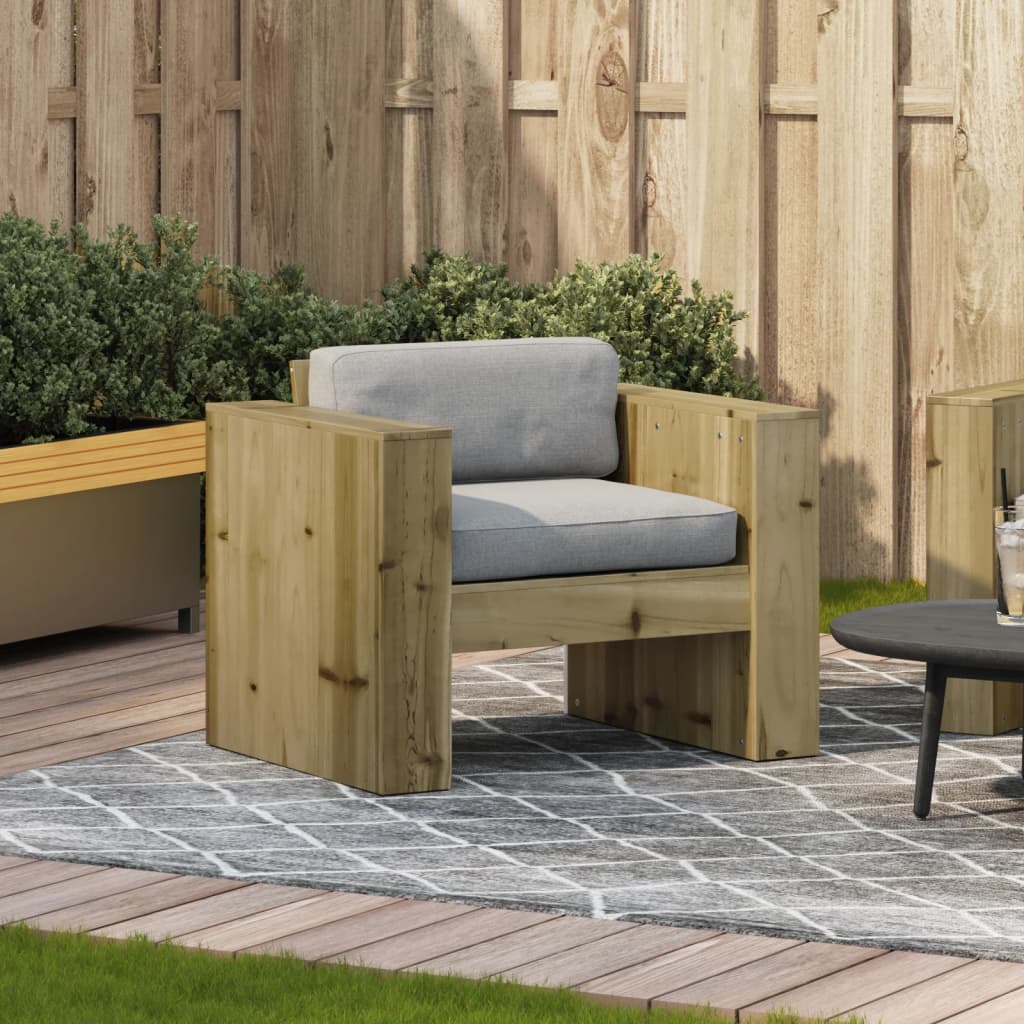 Divano da Giardino 79x60x62 cm in Legno Impregnato di Pino | homemem39