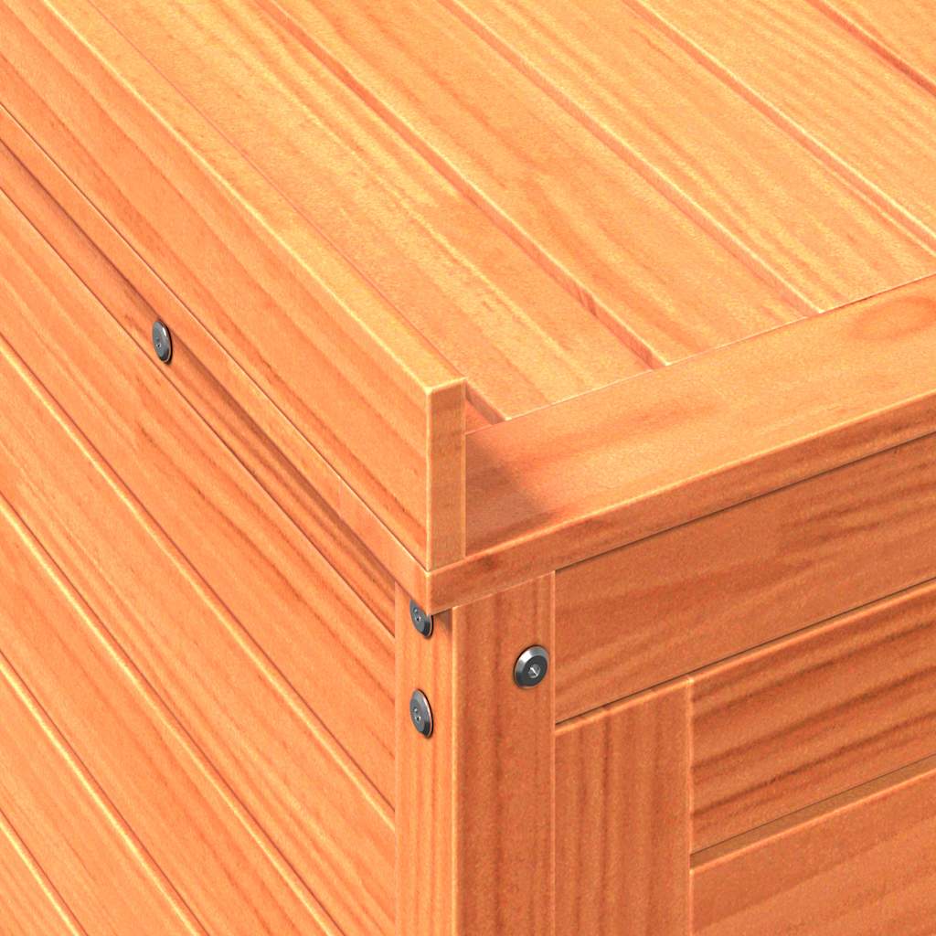 Tavolo Invaso con Ripiani Marrone 82,5x50x86,5 cm Massello Pino | homemem39