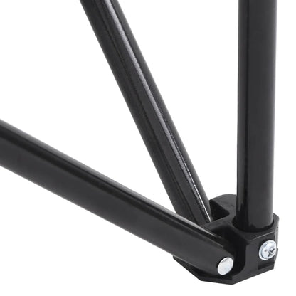 Sedie da Campeggio con Tasca Pieghevoli 2 pz Nere - homemem39