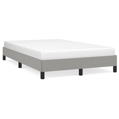 Giroletto senza Materasso Grigio Chiaro 120x190 cm in Tessuto