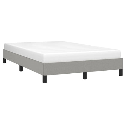 Giroletto senza Materasso Grigio Chiaro 120x190 cm in Tessuto