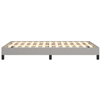 Giroletto senza Materasso Grigio Chiaro 120x190 cm in Tessuto