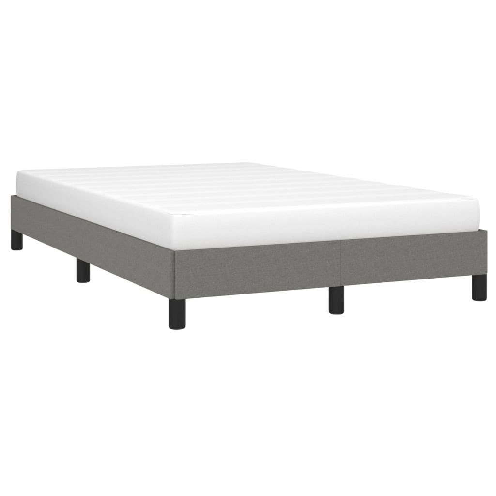 Giroletto senza Materasso Grigio Scuro 120x190 cm in Tessuto