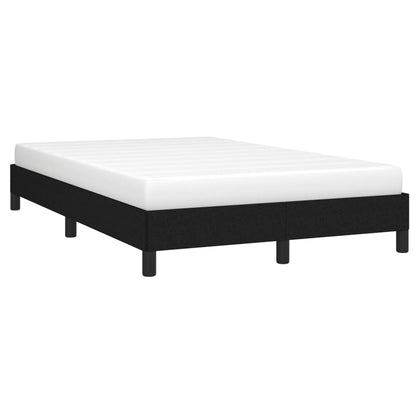 Giroletto senza Materasso Nero 120x190 cm in Tessuto