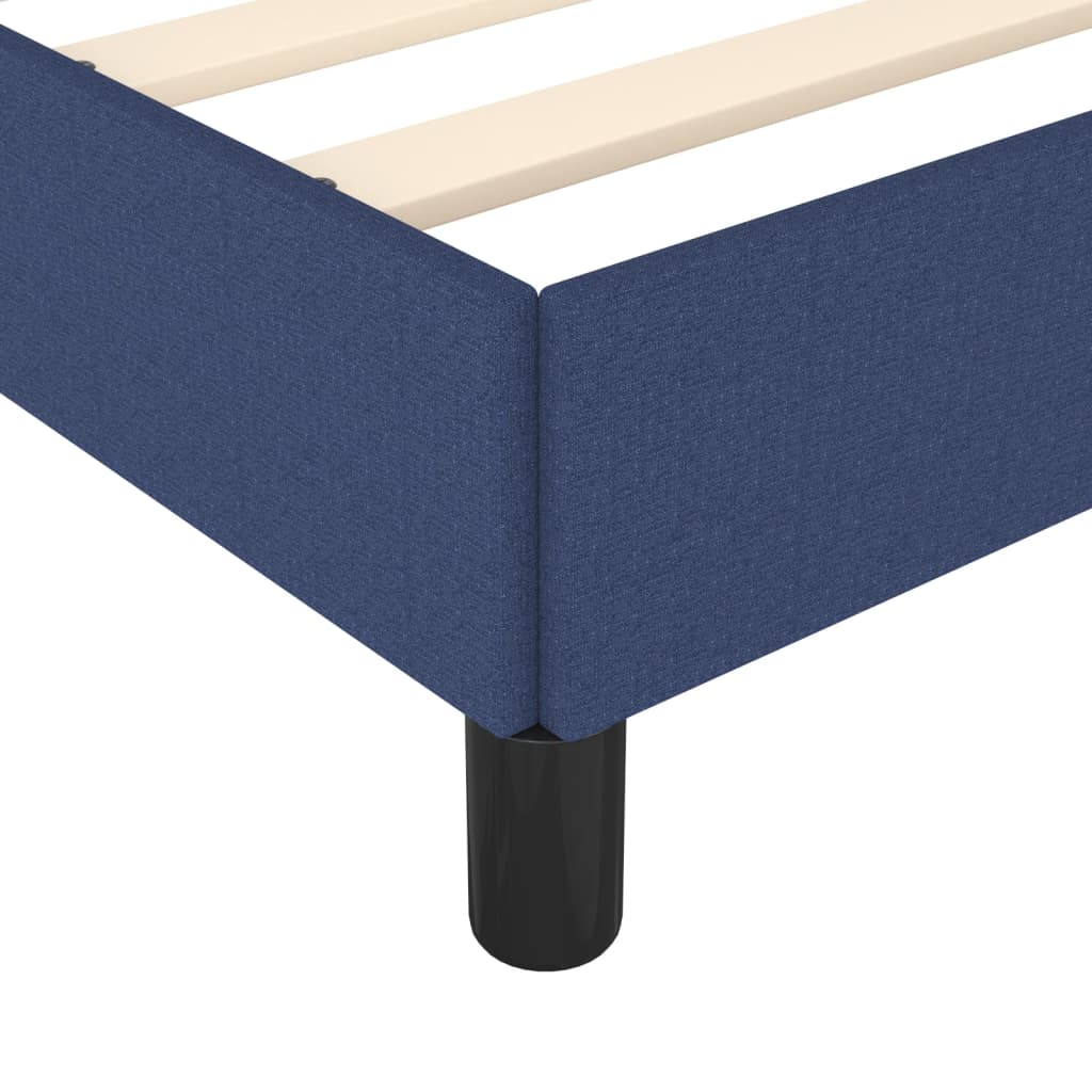 Giroletto senza Materasso Blu 120x190 cm in Tessuto
