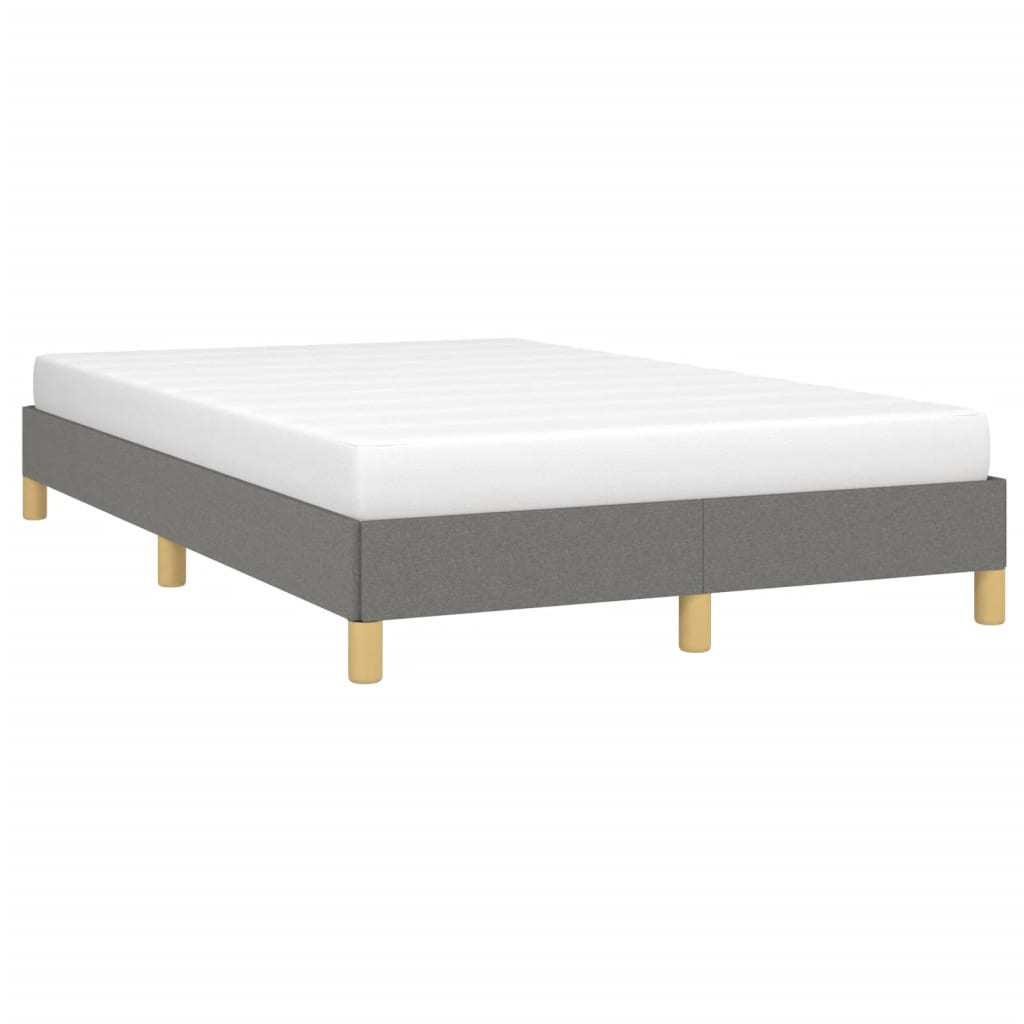 Giroletto senza Materasso Grigio Scuro 120x190 cm in Tessuto