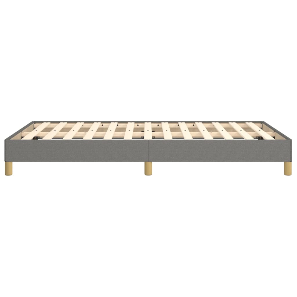 Giroletto senza Materasso Grigio Scuro 120x190 cm in Tessuto