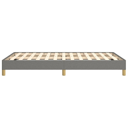 Giroletto senza Materasso Grigio Scuro 120x190 cm in Tessuto