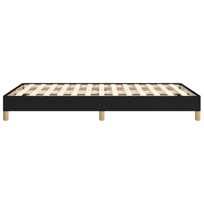 Giroletto senza Materasso Nero 120x190 cm in Tessuto