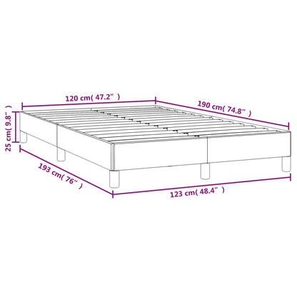 Giroletto senza Materasso Tortora 120x190 cm Tessuto
