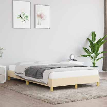 Giroletto senza Materasso Crema 120x190cm in Tessuto