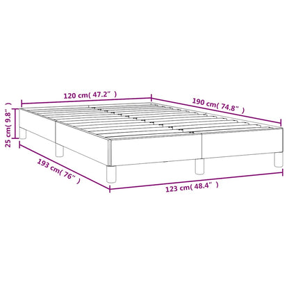 Giroletto senza Materasso Crema 120x190 cm Similpelle