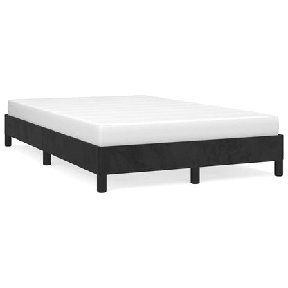 Giroletto senza Materasso Nero 120x190 cm Velluto