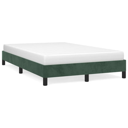 Giroletto senza Materasso Verde Scuro 120x190 cm Velluto - homemem39