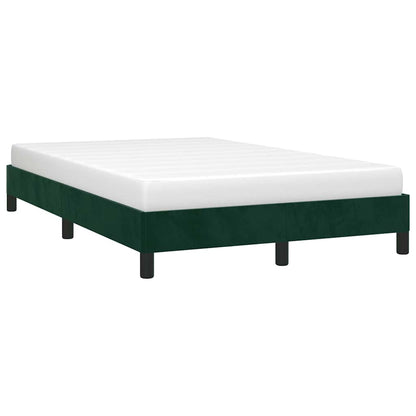 Giroletto senza Materasso Verde Scuro 120x190 cm Velluto