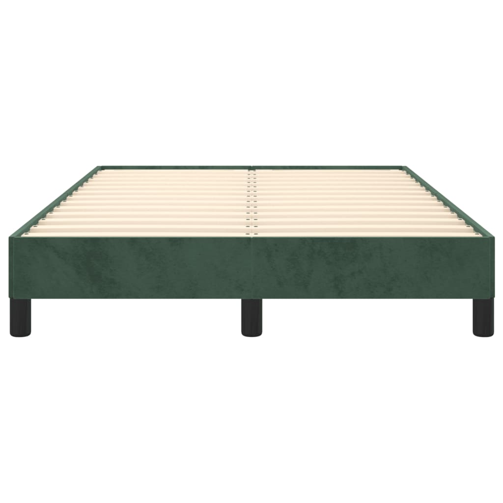 Giroletto senza Materasso Verde Scuro 120x190 cm Velluto - homemem39