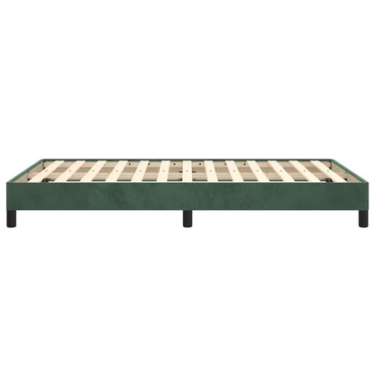 Giroletto senza Materasso Verde Scuro 120x190 cm Velluto - homemem39