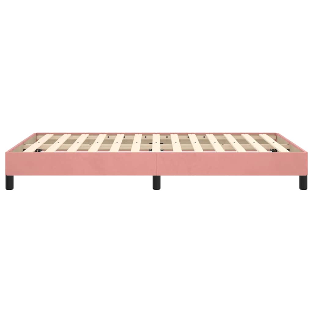 Giroletto senza Materasso Rosa 120x190 cm Velluto