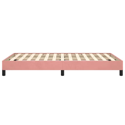Giroletto senza Materasso Rosa 120x190 cm Velluto