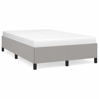 Giroletto senza Materasso Grigio Chiaro 120x190 cm in Tessuto