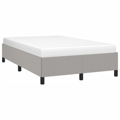 Giroletto senza Materasso Grigio Chiaro 120x190 cm in Tessuto