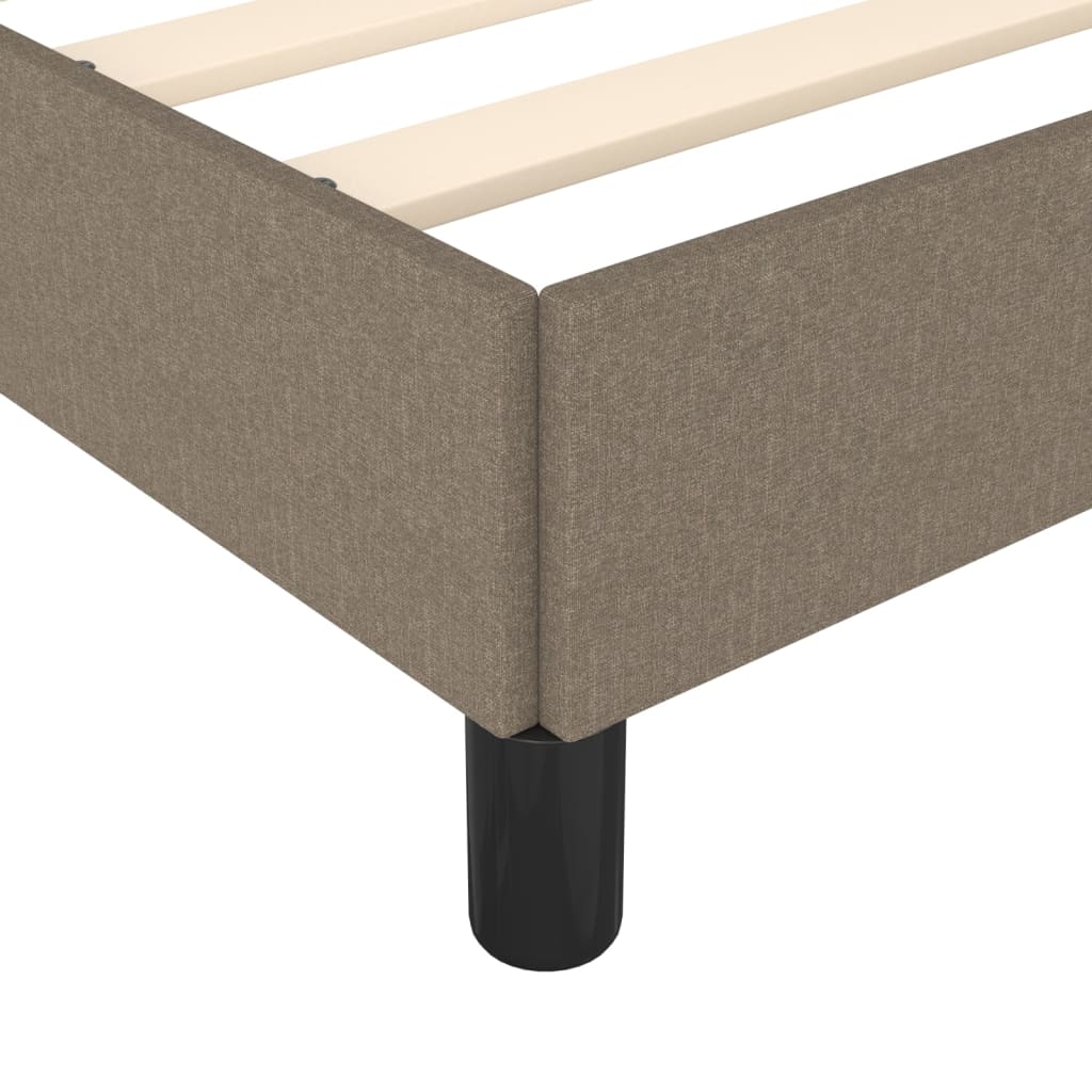 Giroletto senza Materasso Tortora 120x190 cm Tessuto | homemem39