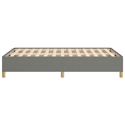 Giroletto senza Materasso Grigio Scuro 120x190 cm in Tessuto