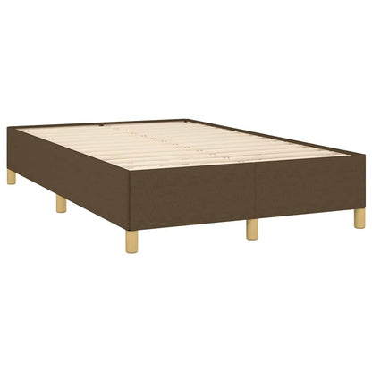 Giroletto senza Materasso Marrone Scuro 80x200 cm in Tessuto