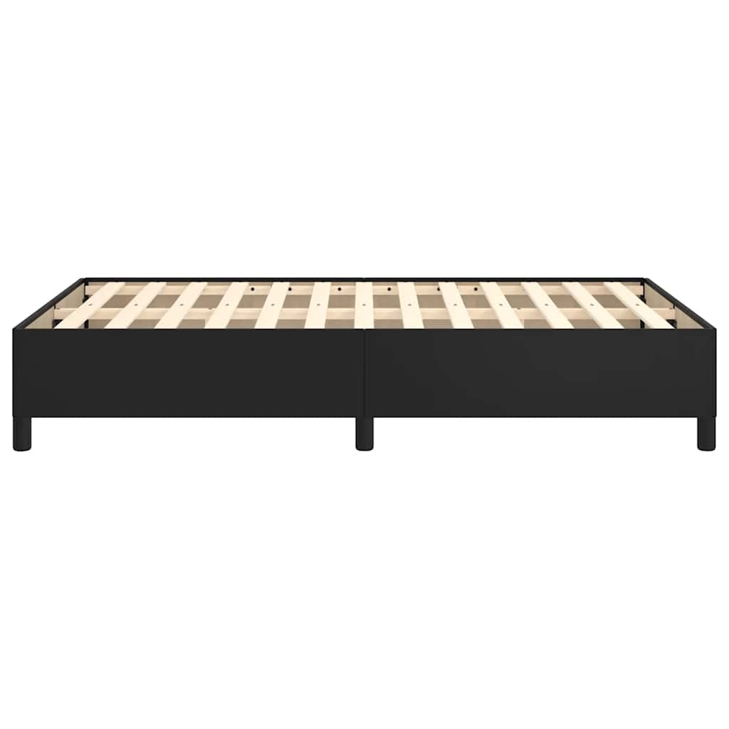 Giroletto senza Materasso Nero 120x190 cm Similpelle