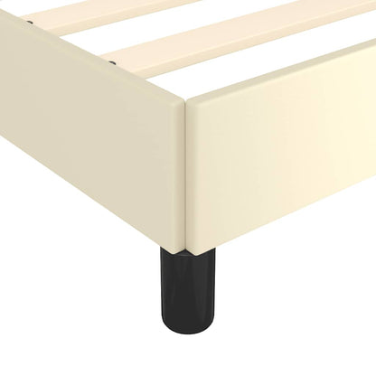 Giroletto senza Materasso Crema 120x190 cm Similpelle | homemem39