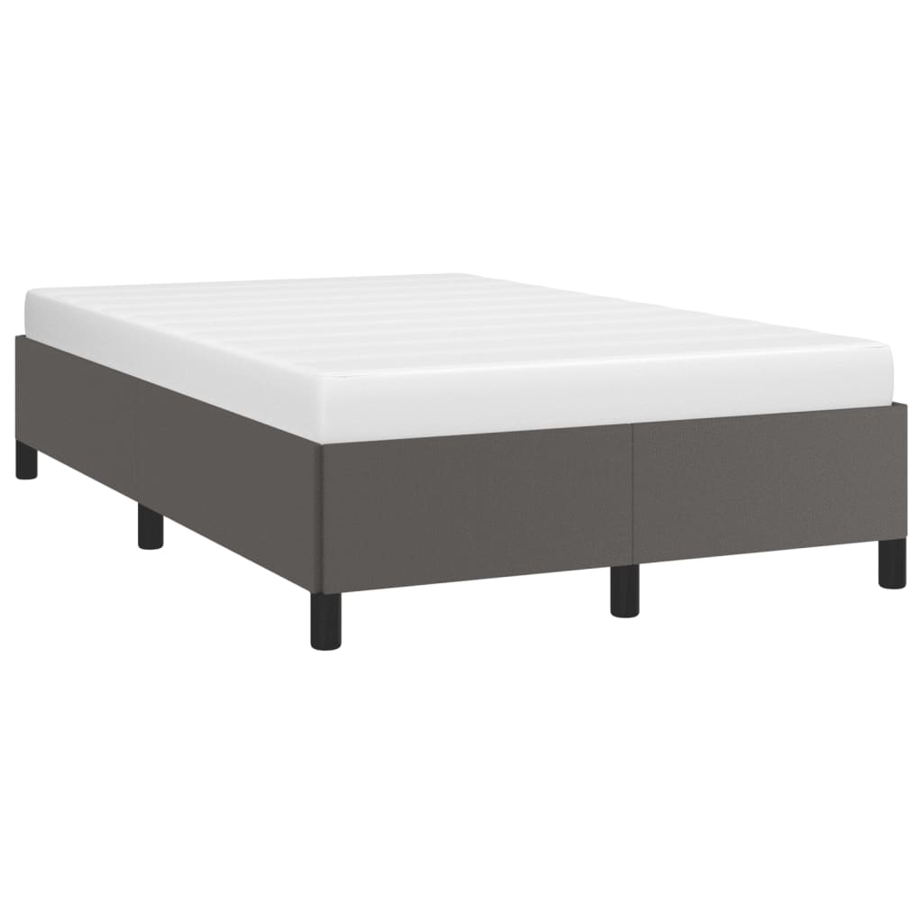 Giroletto senza Materasso Grigio 120x190 cm Similpelle