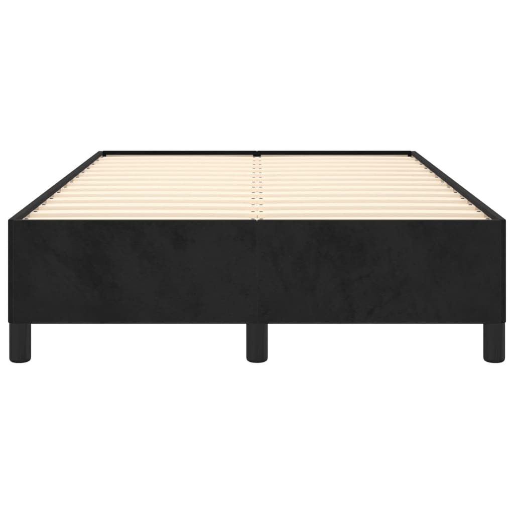 Giroletto senza Materasso Nero 120x190 cm Velluto | homemem39