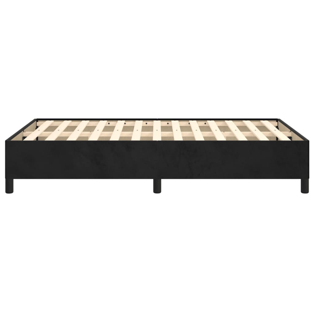 Giroletto senza Materasso Nero 120x190 cm Velluto | homemem39