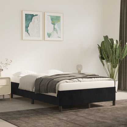 Giroletto senza Materasso Nero 120x190 cm Velluto | homemem39