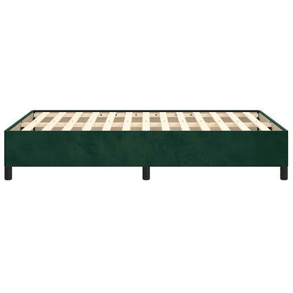 Giroletto senza Materasso Verde Scuro 120x190 cm Velluto
