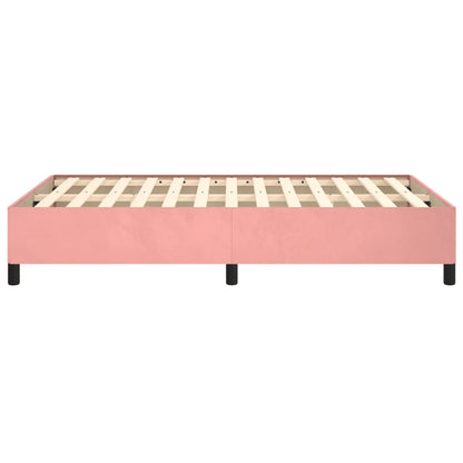 Giroletto senza Materasso Rosa 120x190 cm Velluto | homemem39