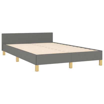 Giroletto senza Materasso Grigio Scuro 120x190 cm in Tessuto