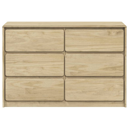 Cassettiera SAUDA Rovere 111x43x73,5 cm cm Legno Massello Pino