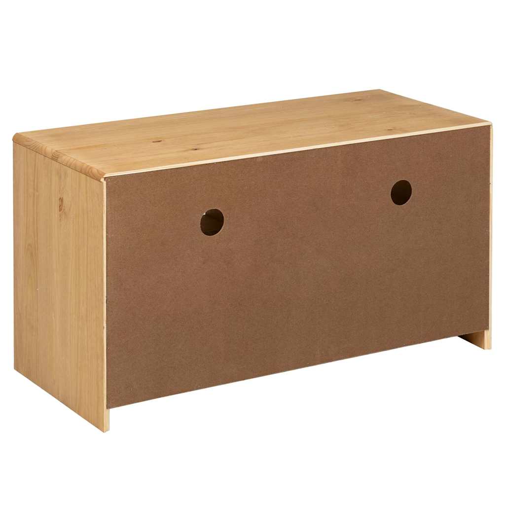 Mobile TV SAUDA Rovere 99x43x55 cm in Legno Massello di Pino