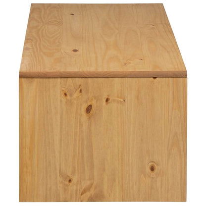 Tavolino Salotto SAUDA Rovere 99x55x45 cm Legno Massello Pino | homemem39