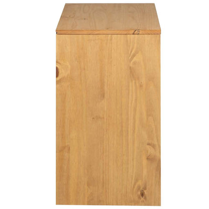 Credenza SAUDA 80x43x75,5 cm in Legno Massello di Pino - homemem39