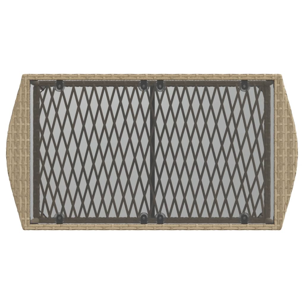 Set Divano da Giardino 4 pz con Cuscini Beige in Polyrattan | homemem39