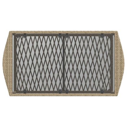 Set Divano da Giardino 4 pz con Cuscini Beige in Polyrattan | homemem39