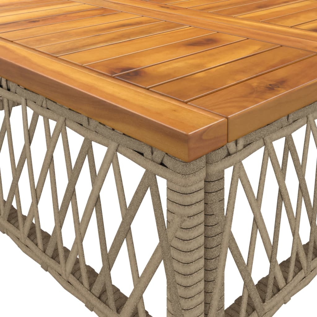 Set Divani da Giardino 2 pz con Cuscini Beige in Polyrattan - homemem39