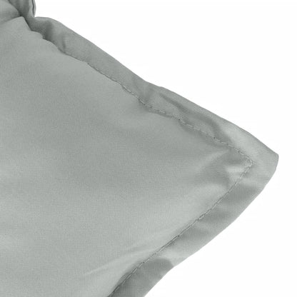 Cuscini Sedia Schiena Alta 2 Grigio Mélange 120x50x7 Tessuto | homemem39