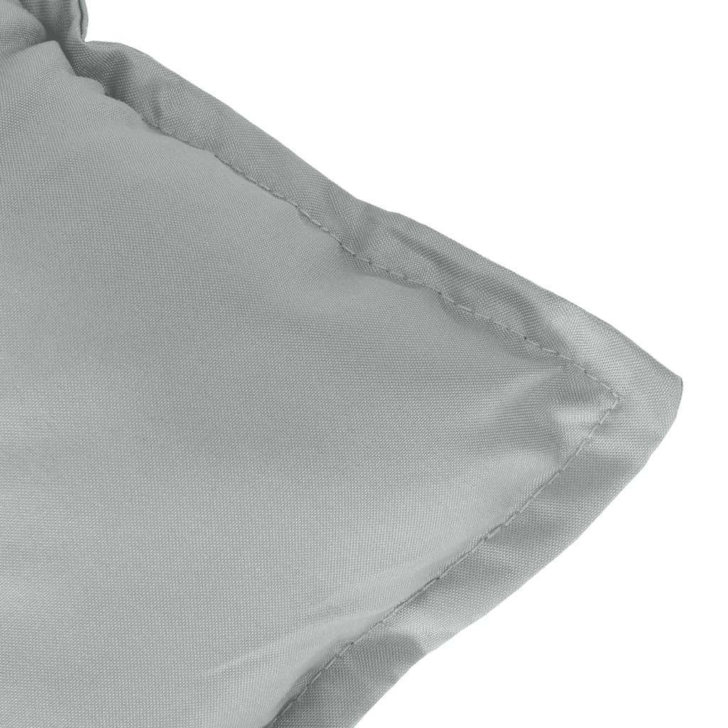 Cuscini Sedia Schiena Alta 4 Grigio Mélange 120x50x7 Tessuto | homemem39